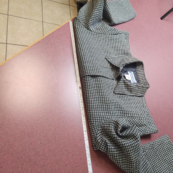 Vtg Pendleton Blazer Womens Sz 6 Wool Plaid Tweed Lined Twee Academia Jacket - Picture 5 of 15